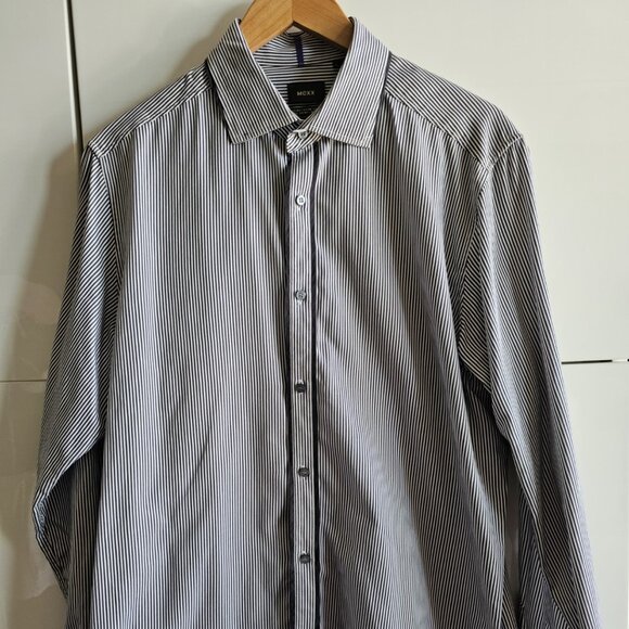 MEXX Contrast  Striped Cotton Button Down - Picture 2 of 7